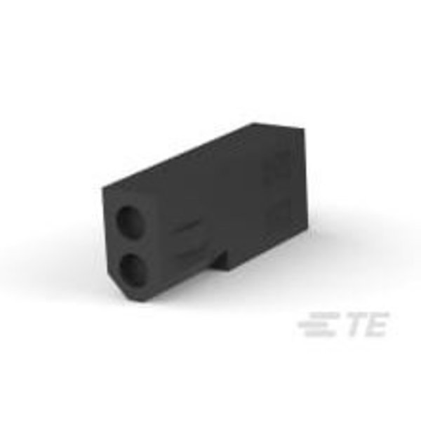 02P .062 CP&S RCPT BLK HT, Te Connectivity, Mfr#: 1586128-1